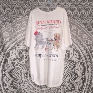 “beach weekend” simply southern shirt